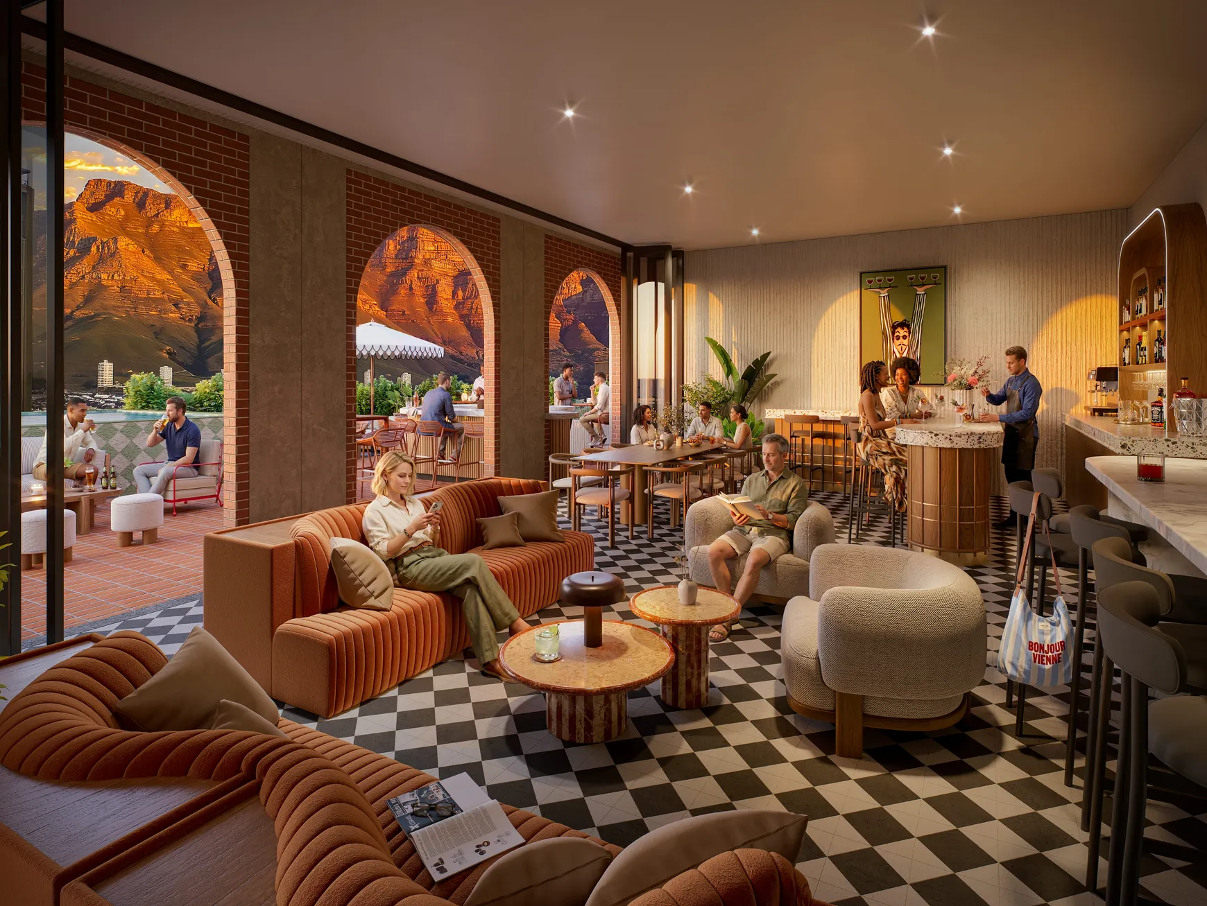 The Rooftop Clubhouse at Arlo & Co